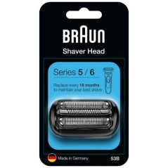 Braun Series 5 Replacement Shaving Head 53B - Precision Shave for Effortless Grooming | Original Spare Part 4210201263067